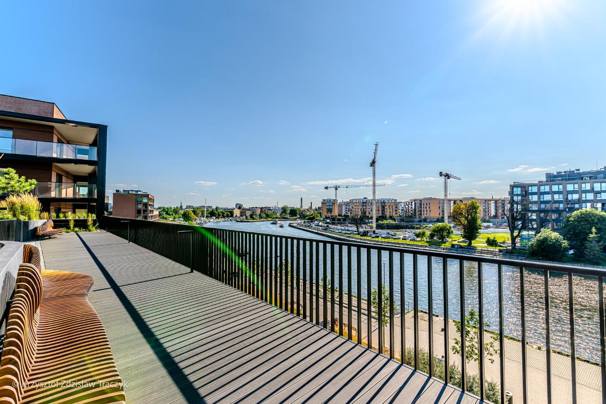 By Motlawa 103 Apartman Gdańsk Kültér fotó