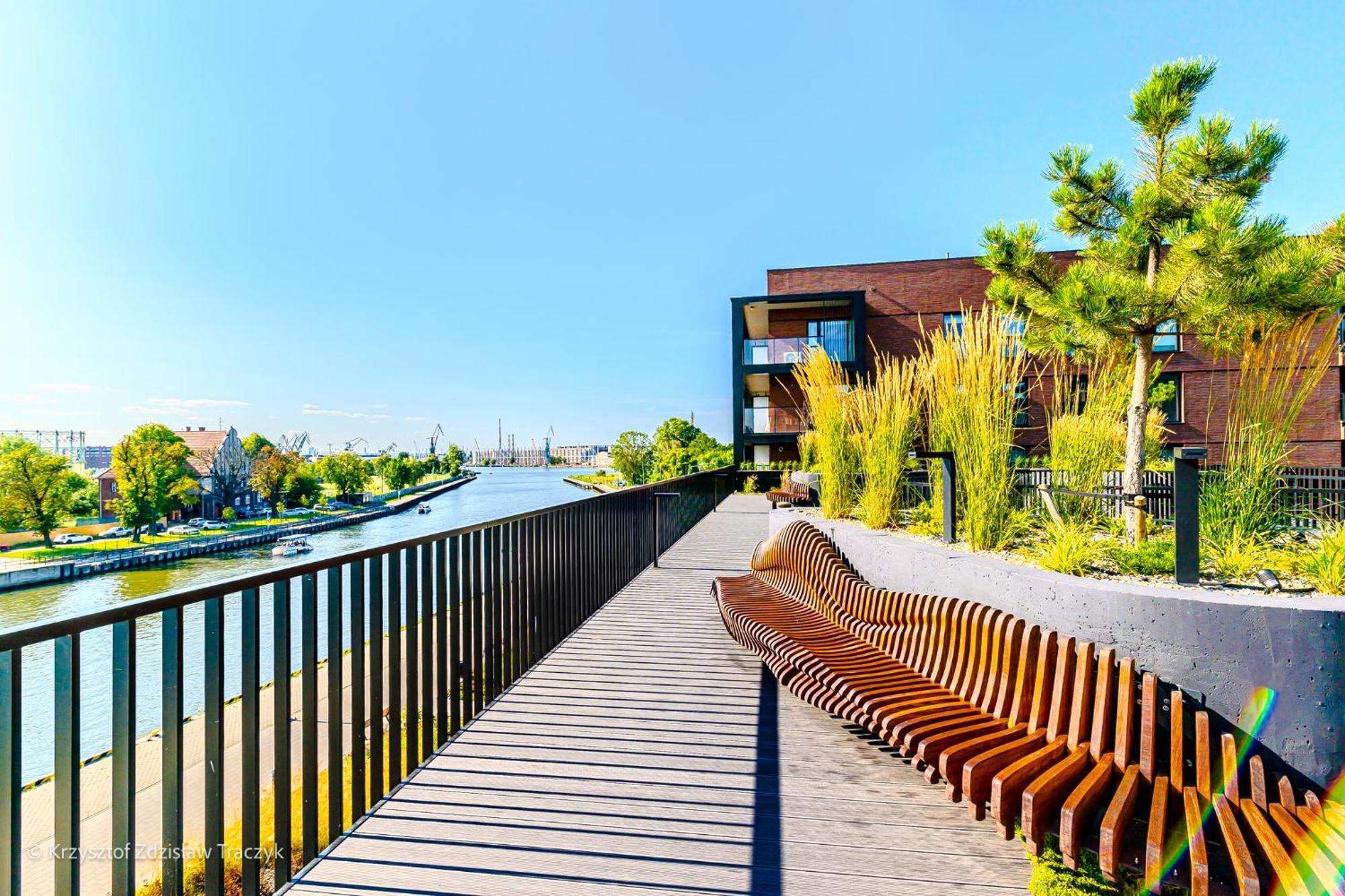 By Motlawa 103 Apartman Gdańsk Kültér fotó